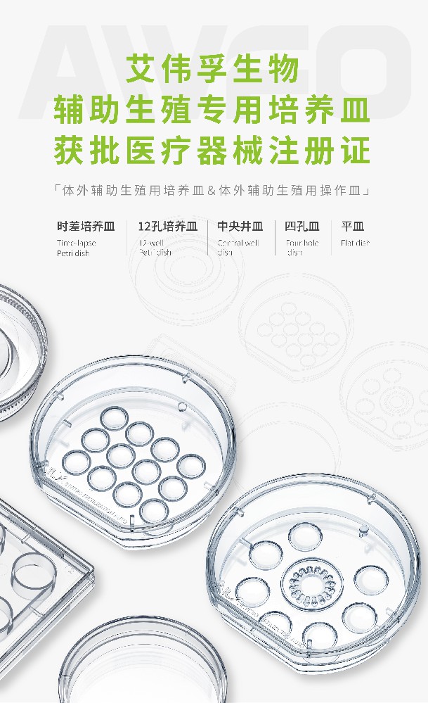 喜報(bào) | 艾偉孚生物輔助生殖專用培養(yǎng)皿已獲批醫(yī)療器械注冊證！